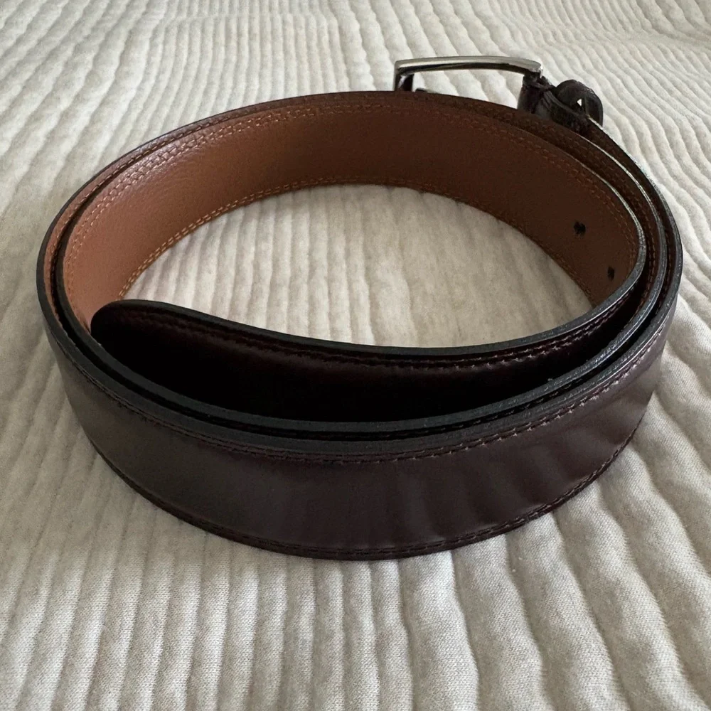 Joseph Abboud Italian Brown Leather Belt‎ Men’s 42
